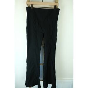 Maeve Highwaisted Bell Bottom Super Flared Black Stretchy Trouser Womens 8